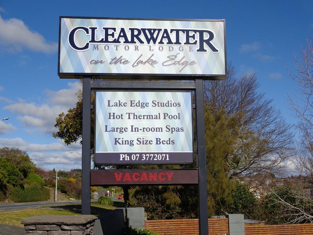 Clearwater Motor Lodge Taupo Bagian luar foto